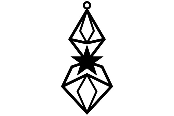 Stylized Star and Diamond Design