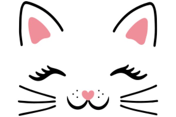 Whimsical Cat Emoji with a Smile and Heart