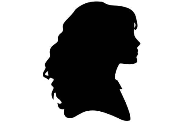 Silhouette of a Person's Head and Shoulders