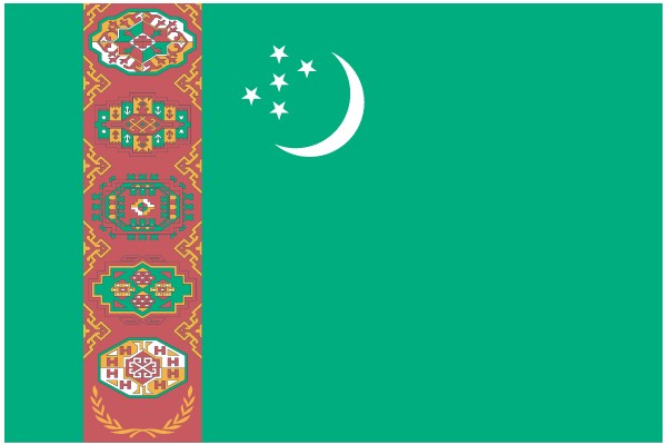 Cultural Celebration: A Festive Banner with Traditional Patterns and a Crescent Moon Symbol