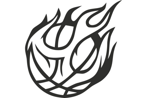 Stylized Flame Logo: A Graphic Design Masterpiece