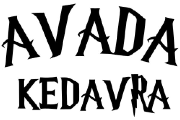 Stylized Text Art: A Kedavra Logo