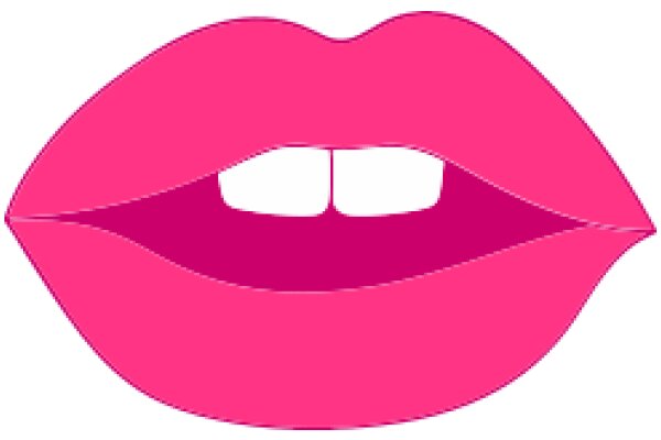 A Vibrant Pink Lip Logo