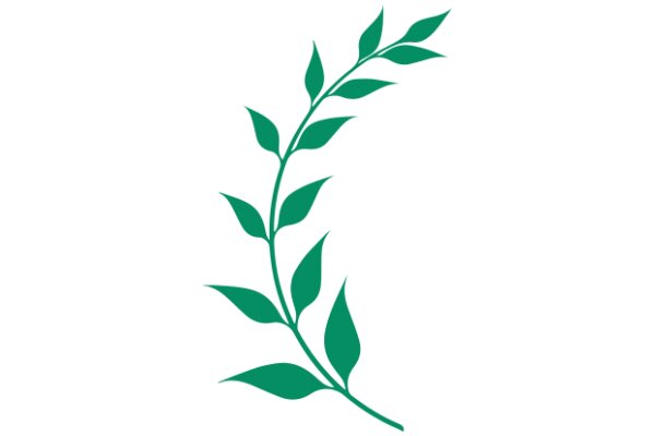 Simplistic Green Leaf Design