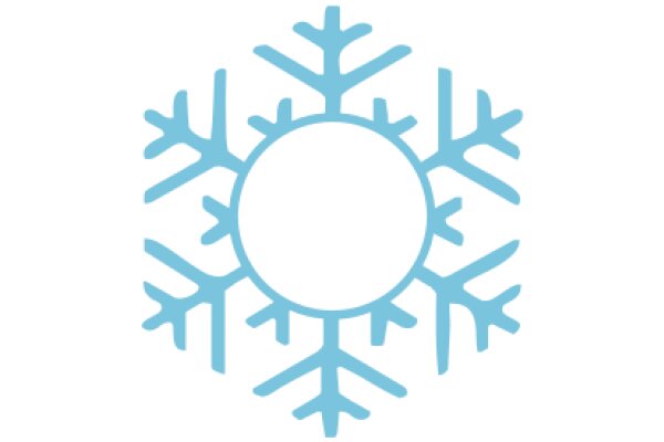 A Digital Snowflake: A Symbol of Winter's Charm