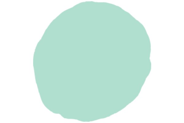 A Solid Circle in a Light Blue Background