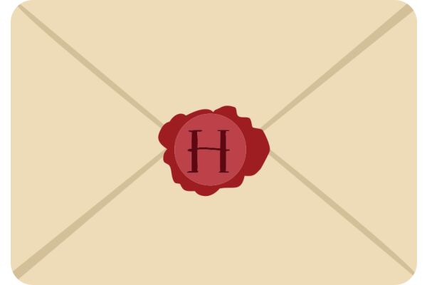 A Red Seal on a Beige Envelope