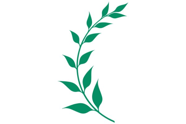 Simplicity in Design: A Green Leaf Logo