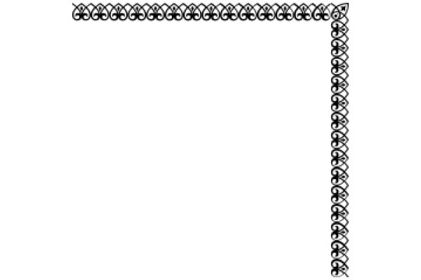 A Simple, Empty Frame with Decorative Border