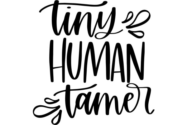 Hand-Drawn Typography: Tiny Human, Tiny Tamer