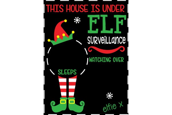 Under the Elf's Surveillance: A Night of Watching Over Sleepy Houses