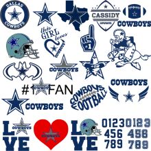 Cowboys Fan Collection: A Collage of Dallas Cowboys Merchandise