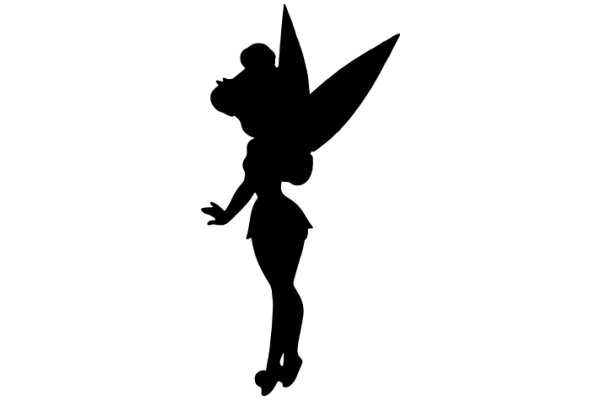 Silhouette of a Tinkerbell-like Character