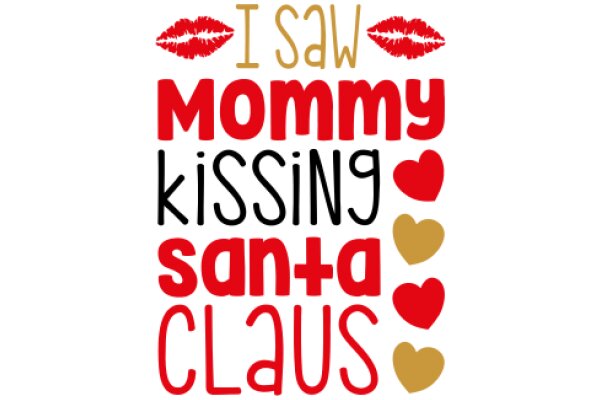 A Festive Holiday Greeting: 'I Saw Mommy Kissing Santa Claus'