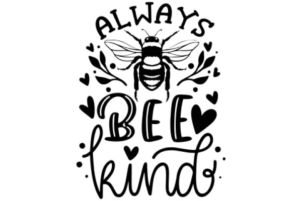 Always Bee Kind: A Inspirational Poster