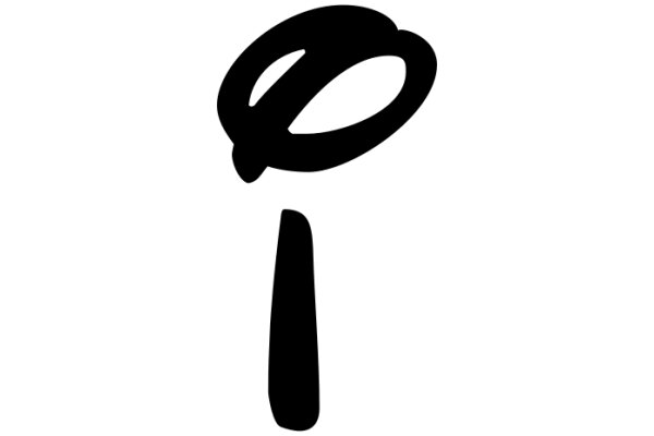 A Simple Drawing of a Spoon