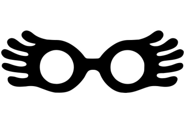 Stylized Logo of a Pair of Eyeglasses