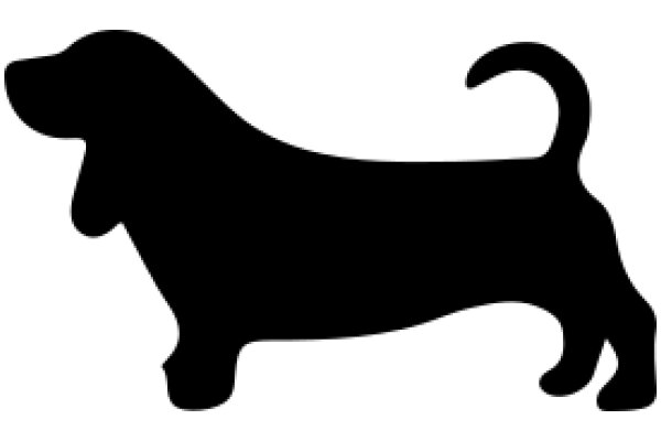 A Silhouette of a Dog