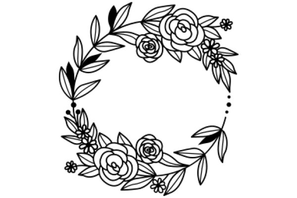 Elegant Floral Design: Floral Wreath