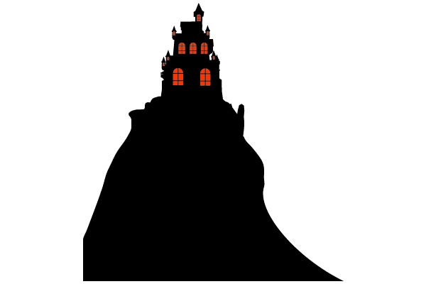 Silhouette of a Castle: A Symbol of Power and Grandeur