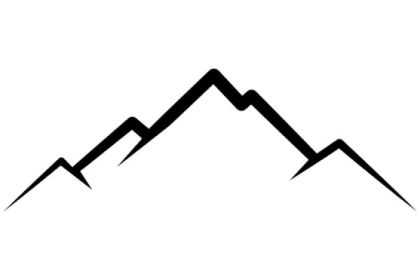 Stylized Mountain Icon