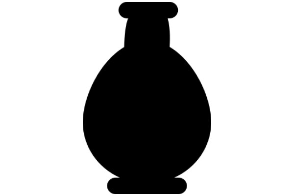 A Simple Silhouette of a Vase