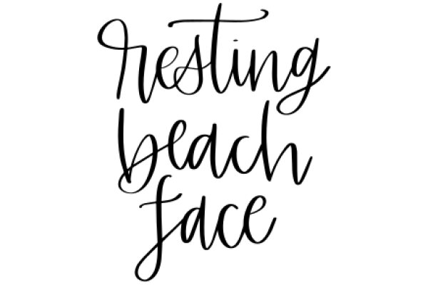 Resting Beach Face: A Playful Take on Relaxation