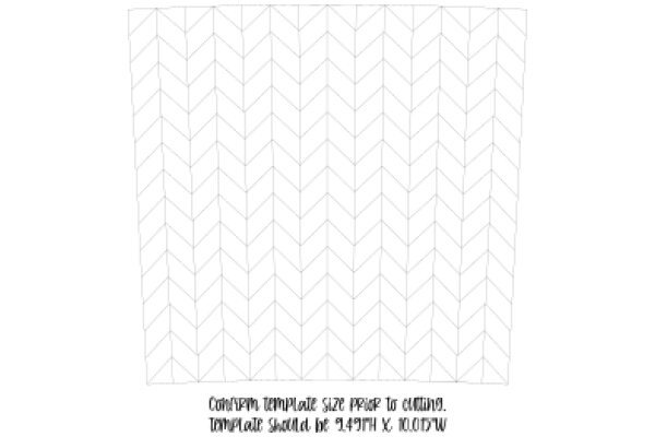 A Pattern of Geometric Shapes: A Design Template for Cutting