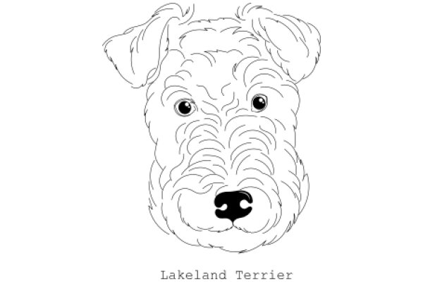 A Whimsical Portrait of a Terrier Dog from Lakefield