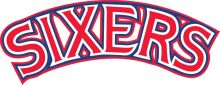 Vibrant Logo of the Sixers Basketball Team