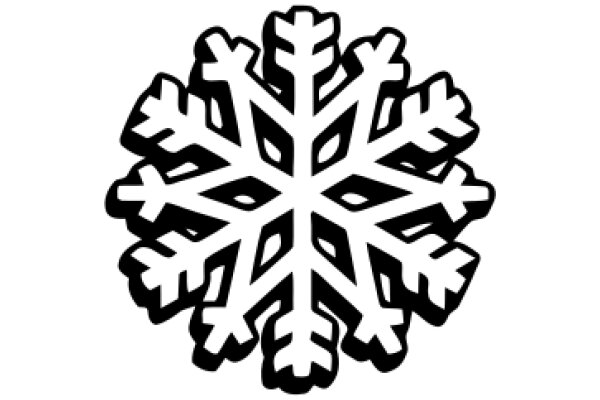 Stylized Snowflake Design