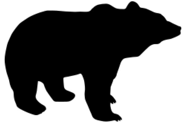 Silhouette of a Bear: A Symbol of Strength and Wilderness