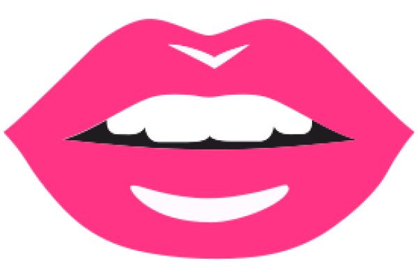 Vibrant Pink Lip Logo