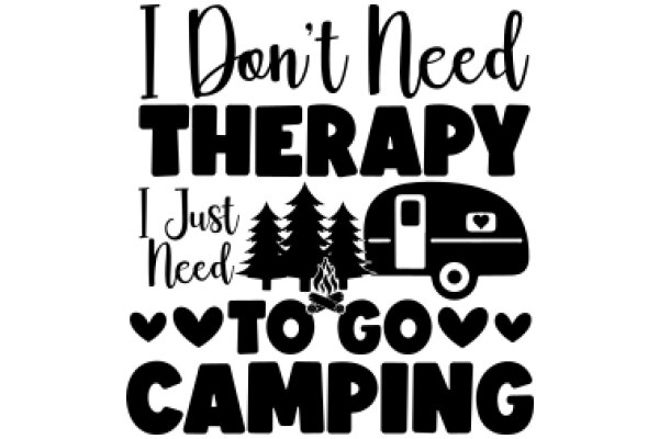 I Don't Need Therapy, I Just Need to Go Camping