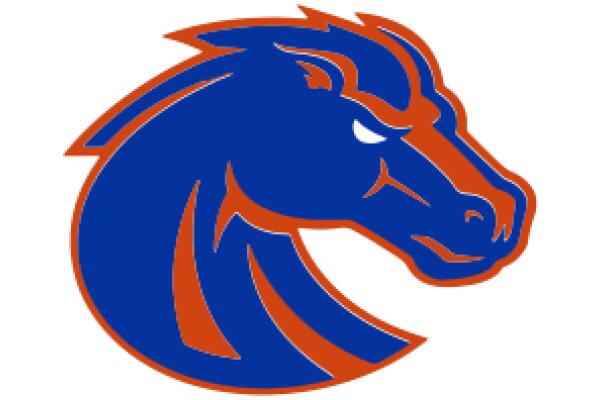 Vivid Blue and Orange Logo