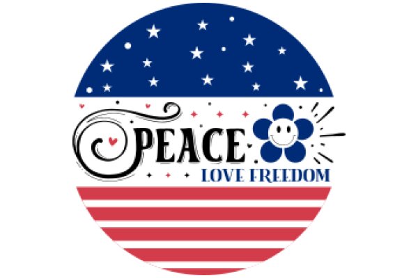 Peace, Love, and Freedom: A Graphic Design for a Patriotic Celebration