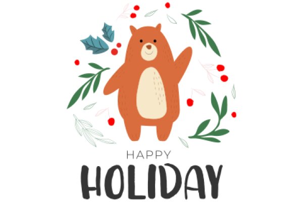 Season's Greetings: A Festive Holiday Wish from a Friendly Bear