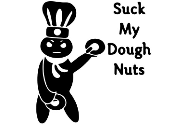 A Playful Take on Culinary Delights: A Cartoon Chef's Perspective on Dough Nuts