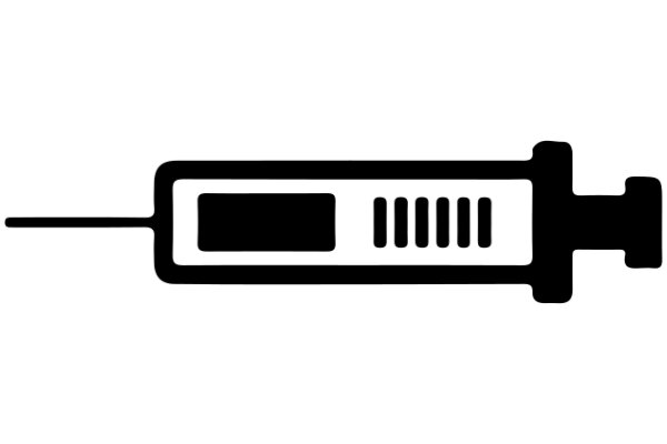 Simplistic Icon of a Syringe