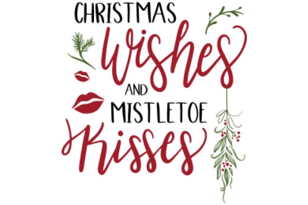 Season's Greetings: A Festive Message of Christmas Wishes, Kisses, and Mistletoe Kisses