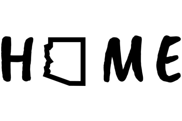 A Graphic Representation of the Word 'Home' in a Stylized Font