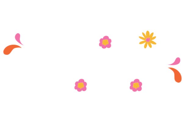 A Blank Canvas with Colorful Flower Emojis