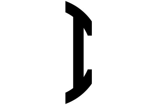 Stylized Letter 'I' in