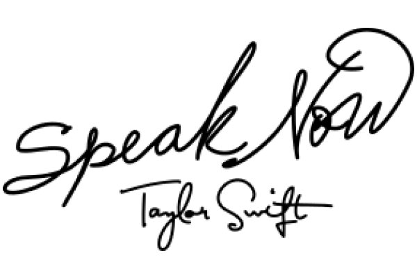 Speak Now: Taylor Swift's Autograph