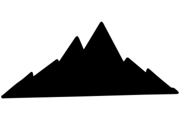 Silhouette of a Mountain: A Symbol of Nature's Majesty