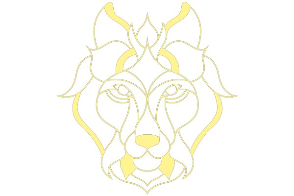 Stylized Lion Design: A Symbol of Strength and Courage