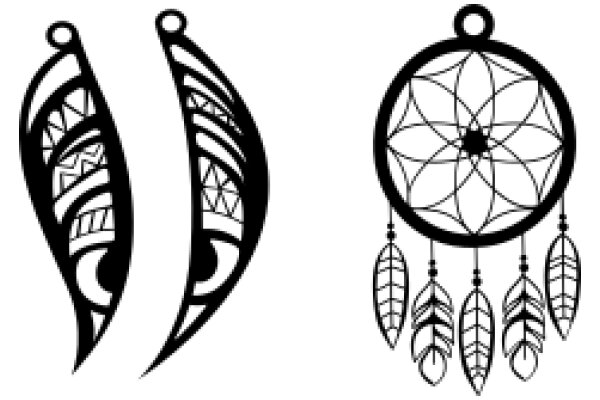 A Pair of Elegant Dreamcatchers: A Symbol of Hope and Protection