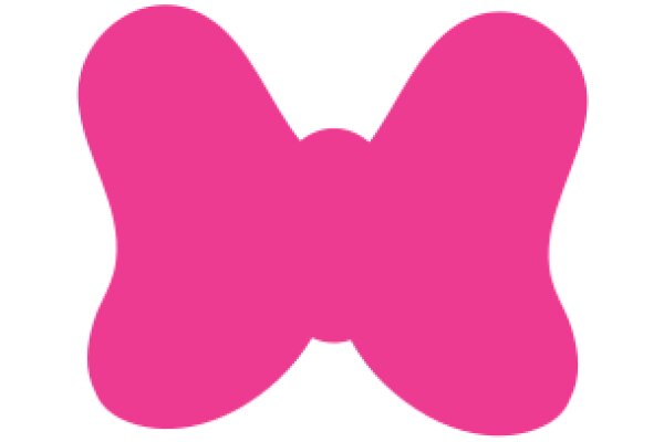 Vibrant Pink Butterfly Symbol