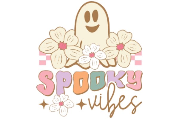 Spooky Vibes: A Delightful Halloween-Themed Illustration