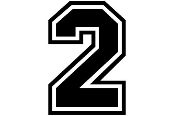 Stylized Number Two Logo